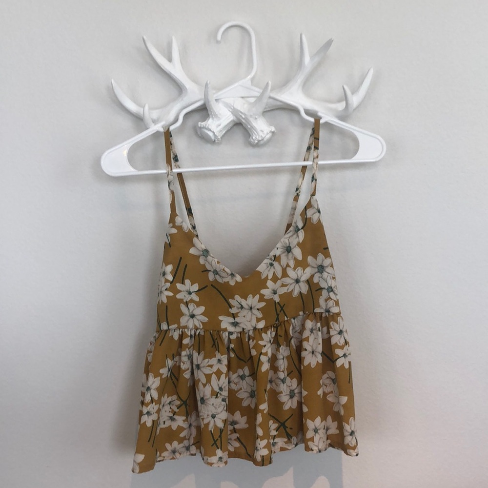 Floral tank top